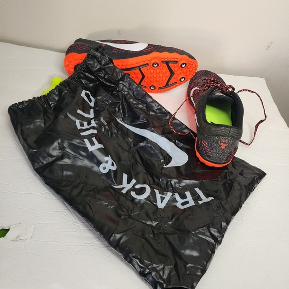 Nike Zoom Rival XC Track & Field Running 749349-816 Shoes Black Orange Size 9 - Picture 8 of 9